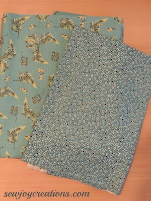 fabric for secret garden border and binding