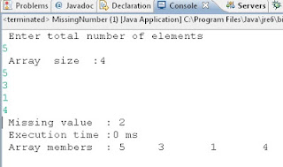 Finding the missing number in a sequence