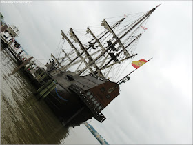 El Galeón Andalucía en su Visita del 2017 a Alexandria, Virginia