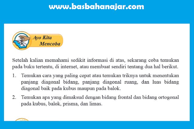 Kunci Jawaban Matematika Kelas 8 Halaman 211 Ayo Kita Mencoba