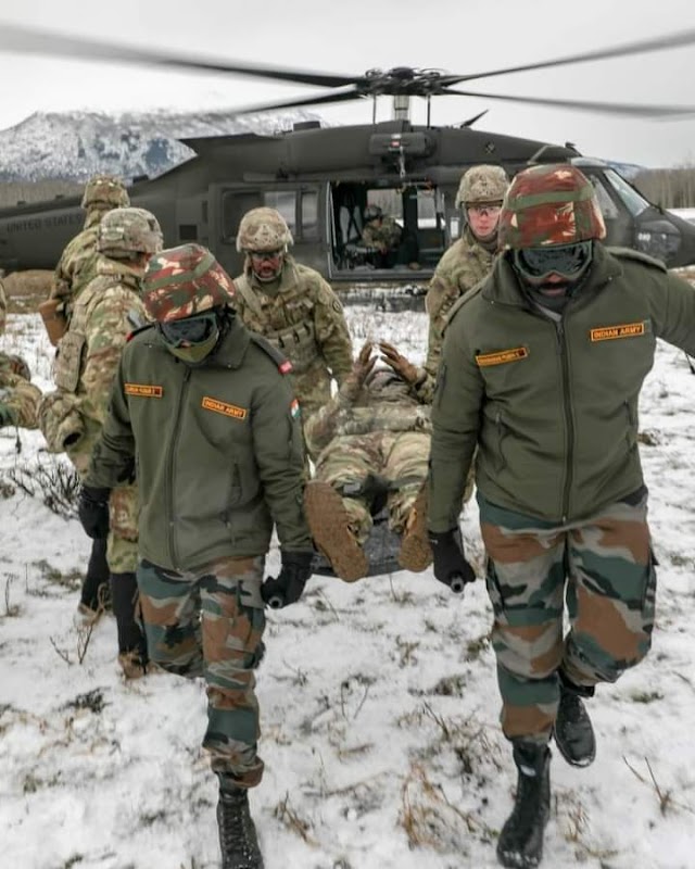 Indian Army अमेरिकी सेना की टुकड़ियों ने युद्ध अभ्यास 21 के दौरान संयुक्त प्रशिक्षण किया