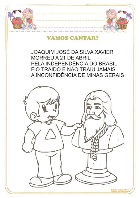 Atividade Didática 21 de Abril Dia de Tiradentes