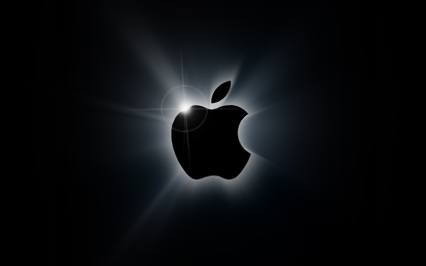 black apple logo wallpaper