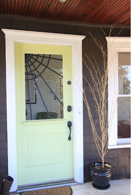 Spider Web Front Door