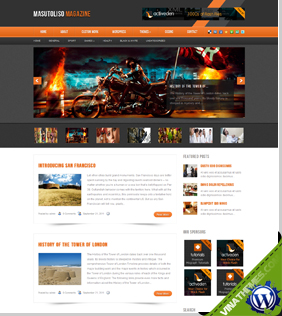 Masutoliso Magazine Wordpress Theme