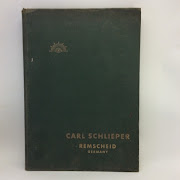 Buku Katalog Carl Schlieper - SOLDOUT