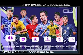 eFootball PES New Kits AFC Asian Cup Qatar 2024 PPSSPP Update Transfer Peter Drury Commentary Best Graphics HD