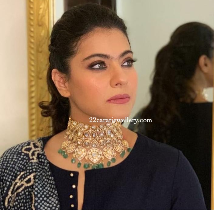 Stoked to see @kajol wearing pearl choker from our evergreen pearl  collection for @nmacc.india event !! For inquiries contact us over D