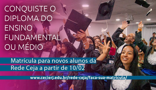 REDE CEJA ABRE PERÍODO DE MATRÍCULA PARA NOVOS ALUNOS E CONTA COM NOVA ESCOLA EM CACHOEIRAS DE MACACU