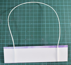 create the handle part of gift bag