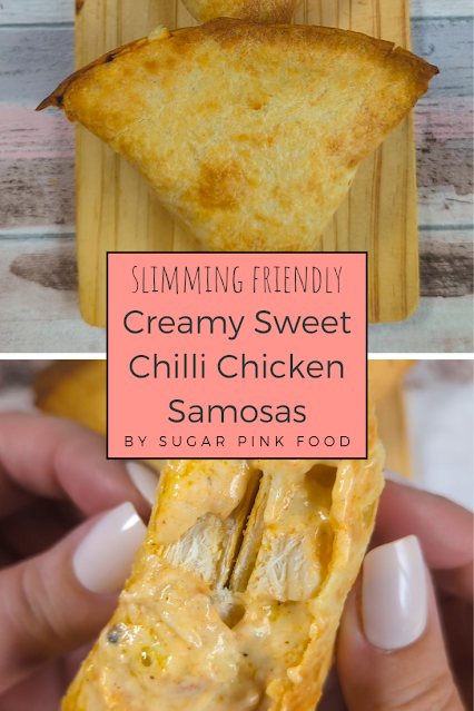 Creamy Sweet Chilli Chicken Samosas | Air Fryer Recipe