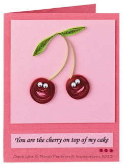 quilled cherries Elizabeth Moad