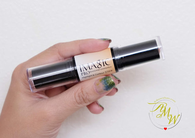 a photo of IMAGIC PROfessional Cosmetics Highlight & Contour Stick Review.  How to Contour and highlight using IMAGIC Contour and Highlight stick.