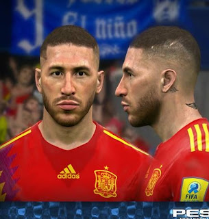 PES 2017 Faces Sergio Ramos by FaceEditor Jefferson_SF