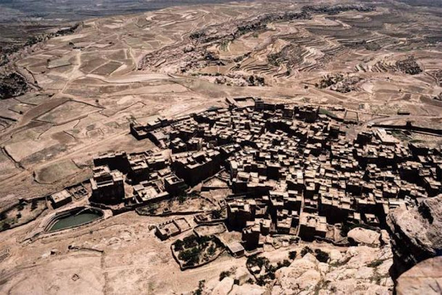 Размеры все еще обитаемого города Тула, Йемен