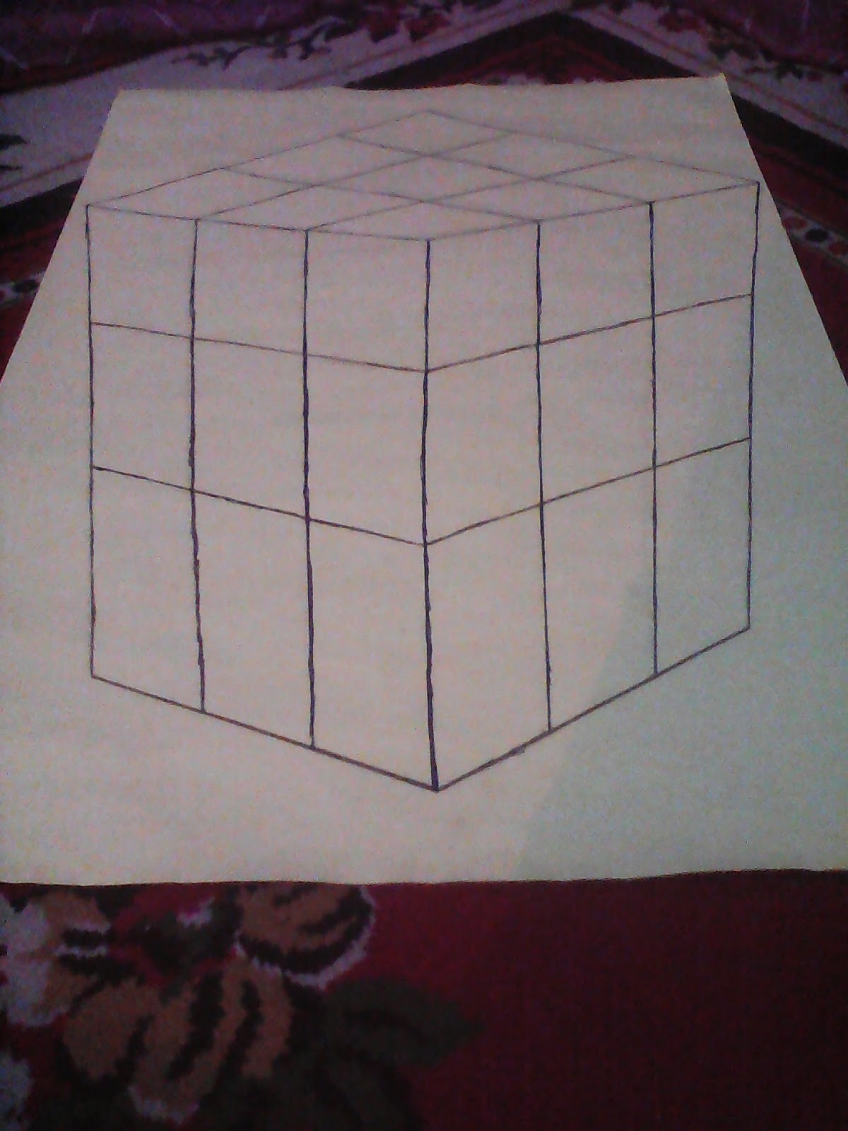 Cara Membuat Gambar Rubik 3D