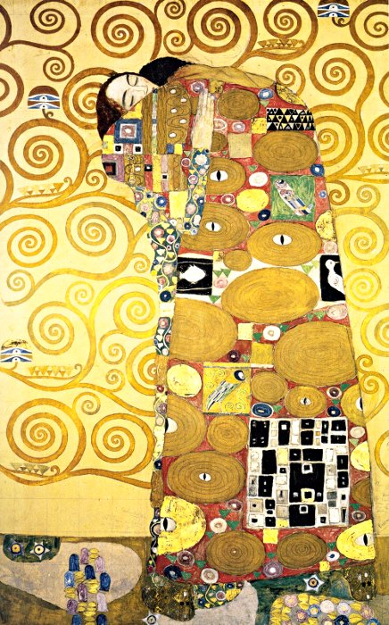  Pintura famosa del árbol de la vida por Gustav Klimt - Pósteres  de pintura en lienzo, impresiones abstractas de arte de pared para sala de  estar, 19.7 x 39.4 in (20