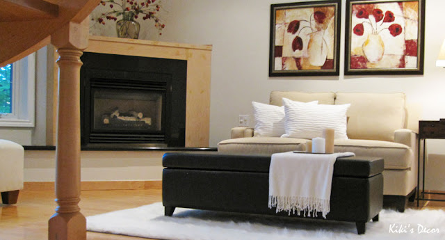 Furniture Arrangement around Fireplace