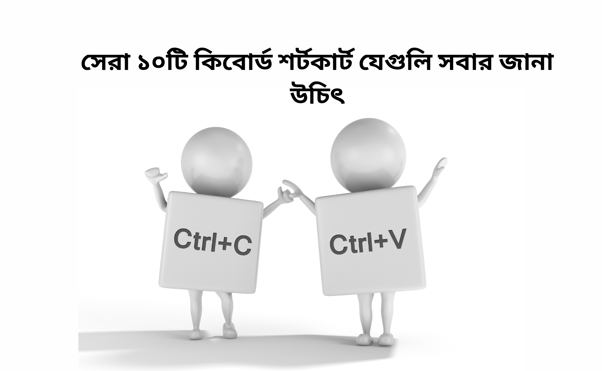 সেরা ১০টি কিবোর্ড শর্টকার্ট যেগুলি সবার জানা উচিৎ