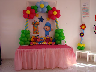 Fiestas Infantiles Decoradas con Pocoyo