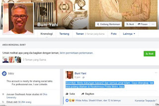 Lewat Facebook, Buni Yani Mengaku Selepas jadi Tersangka Langsung Ditahan - Commando