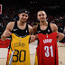 Steph Curry and Seth Curry Swap Jerseys After Warriors Win in Portland