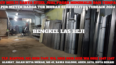 GAMBAR, BENGKEL LAS LISTRIK, BEJI, HARGA BENGKEL LAS PER METER TERBARU 2024