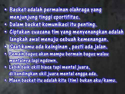 25+ Kata Kata Motivasi Anak Basket