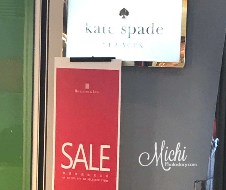 Michi Photostory: Kate Spade New York Year End Sale at HKIA