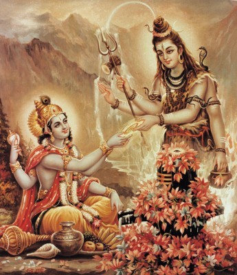Lord Krishna Image with Shiva