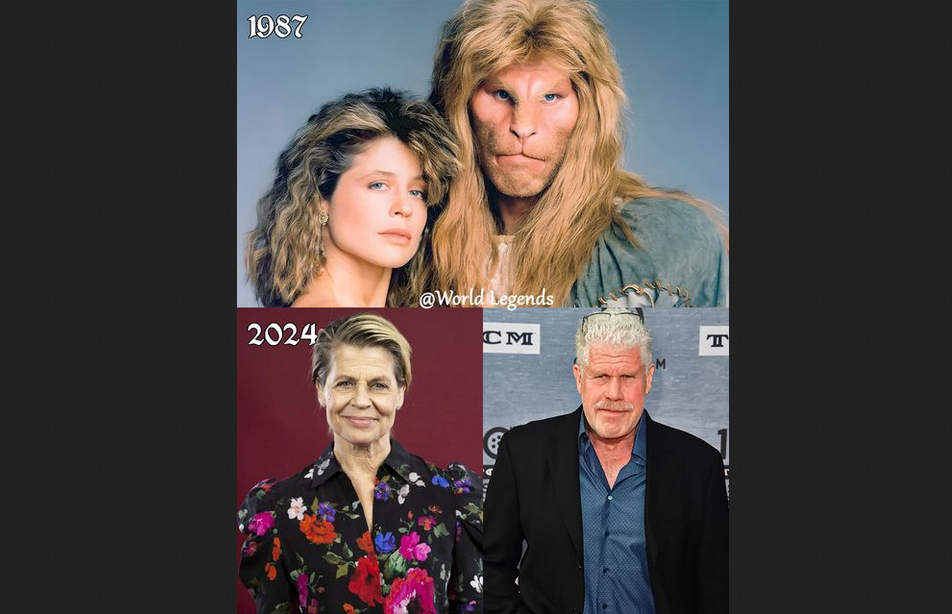 Linda Hamilton & Ron Perlman In Beauty and the Beast TV Series (1987–1990) :