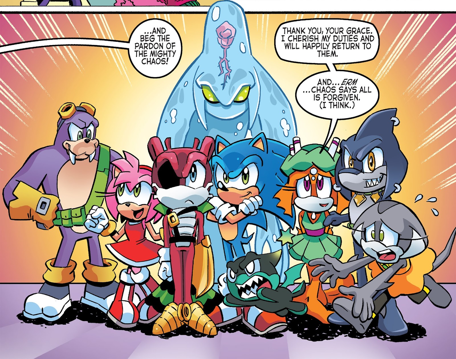 Hedgehogs Can T Swim Sonic The Hedgehog Issue 263