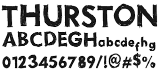 Hand Drawn Fonts-Thurston Erc