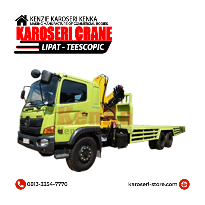 Harga karoseri Crane Lipat Hyva - Telescopic