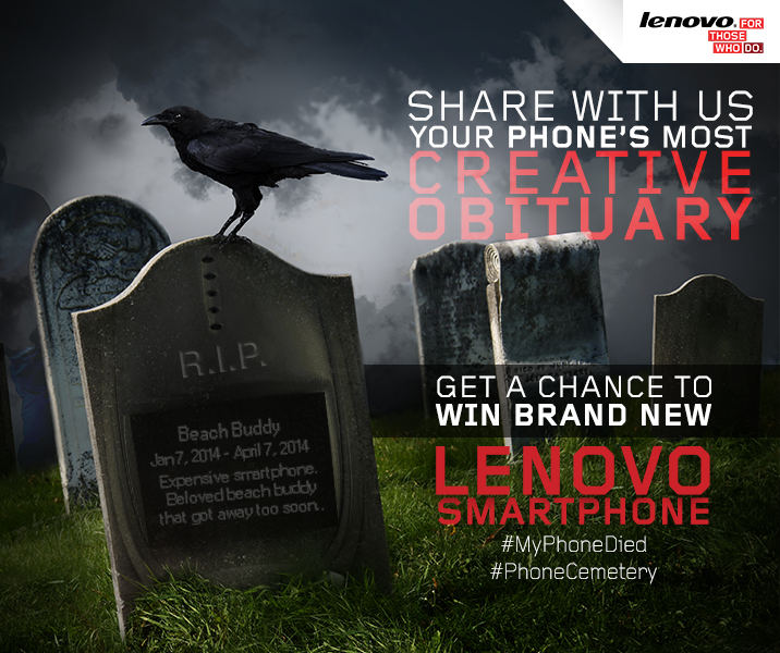 Lenovo Phone Cemetery Digital Contest