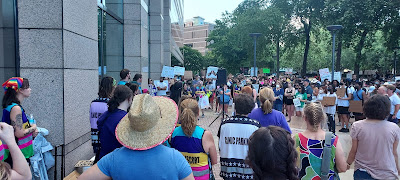 Pro Choice Protest March at the US Capitol