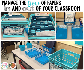 Easy and inexpensive student mailboxes to stay organized.