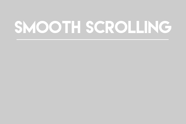 Smooth Scrolling For Web Anchor Links