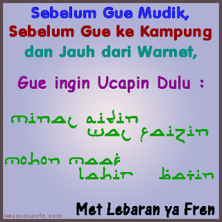 ucapan selamat lebaran