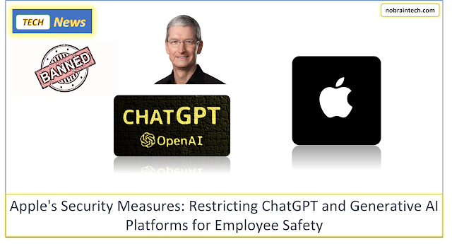 Apple's Security Measures - Restricting ChatGPT and Generative AI Platforms for Employee Safety