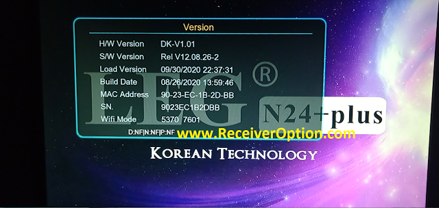 LEG N24+ PLUS 1507 1G 8M NEW SOFTWARE WITH ECAST & DIRECT BISS KEY ADD OPTION
