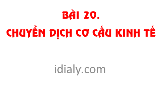 CHUYỂN DỊCH CƠ CẤU KINH TẾ