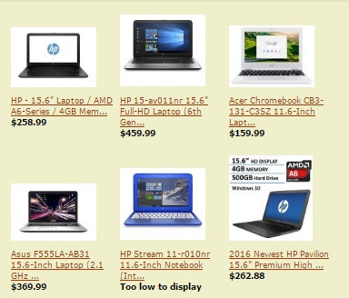 Daftar Harga Laptop di Amazon