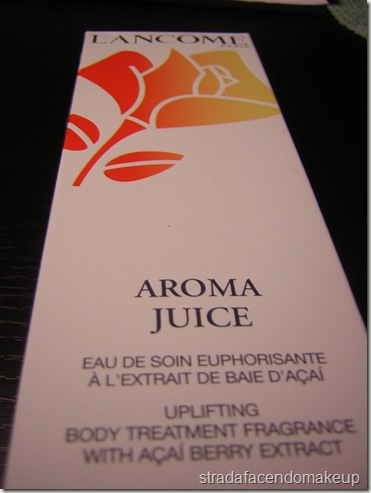 aroma juice lancome
