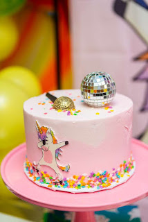 Bonito pastel de Unicornios para Fiesta infantil