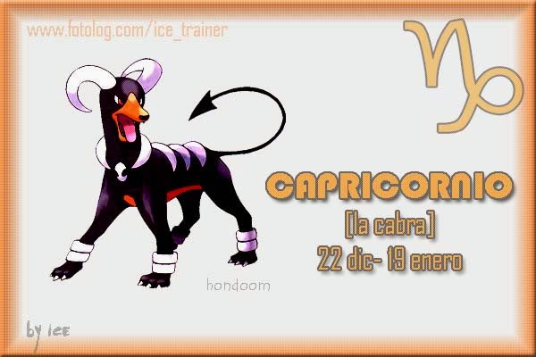 Horoscopo Pokemon Signo Capricornio