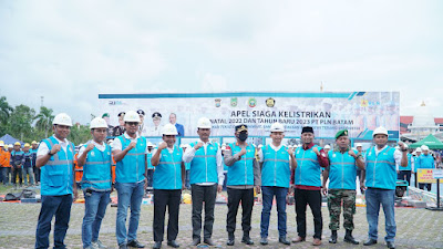 Sinergi PLN Batam dan Pemko, Wali Kota Rudi Jadi Pembina Apel Siaga Kesiapan Listrik Jelang Nataru