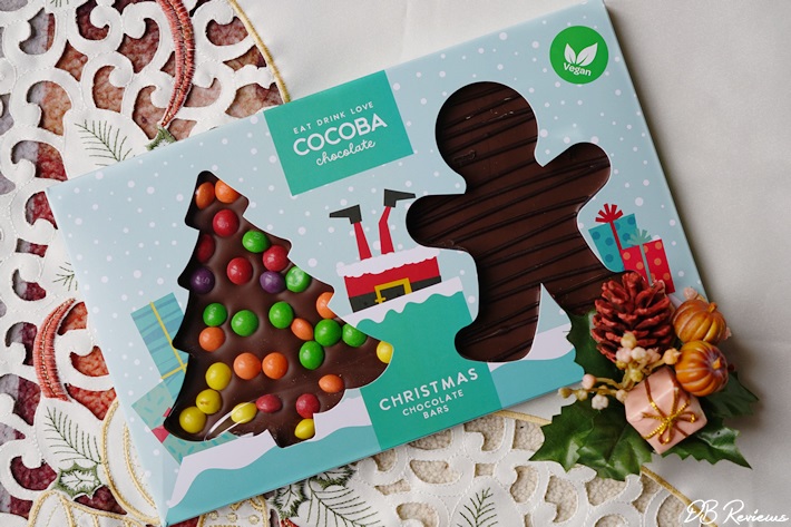 Vegan Christmas Chocolate Bar Set from Cocoba Chocolate