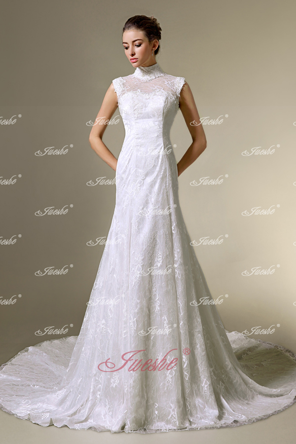 Blog for Dress  Shopping 2014 New Trend High  Neck  Wedding  