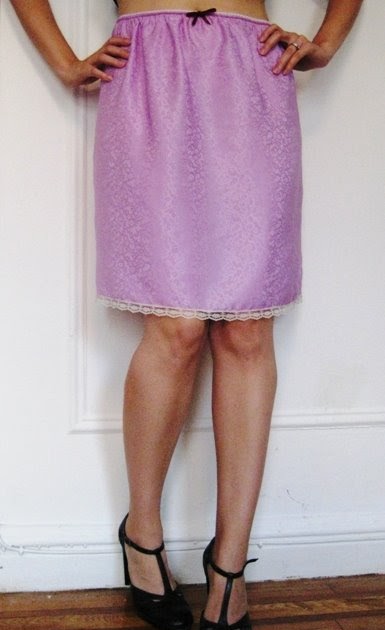Gertie's New Blog for Better Sewing: Make a Vintage-Inspired Half Slip: No  Pattern Required!